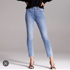 Denim Forum Yoko High Rise Slim Sz 27